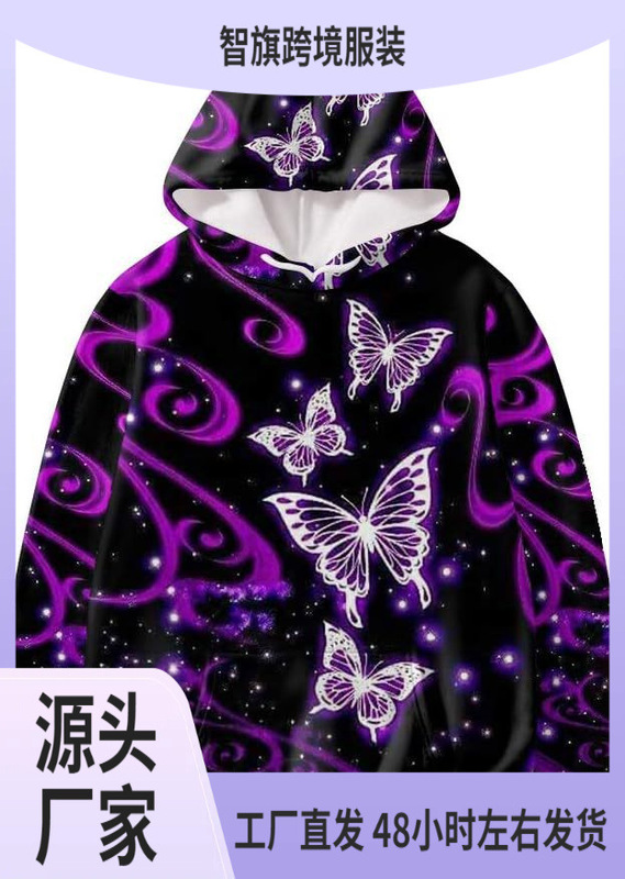 Drawstring Hoodie Cute Long Sleeve Fashion Sweatshirts, Suitable for Ladies Teen Girls Hooded Sweatshirt 3D Print