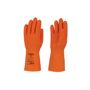 Lanlang SR222 Natural Rubber Anti-chemical Gloves High Temperature Resistance