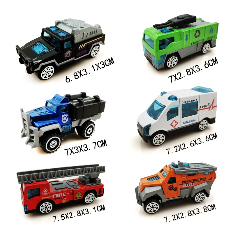 ( торговля), маленькая реалистичная toy car, сплав автомобиль, экскаватор, модель автомобиля, пожарная машина