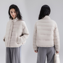 【现货】棉衣棉服女秋冬季排骨夹棉轻薄小棉袄2025新款纯色外套