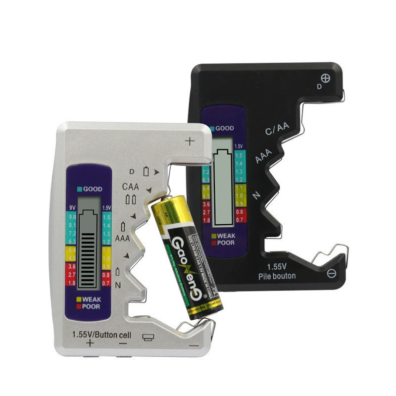 Цифродисплей Измеритель заряда батареи Тестер батареи № 5 7 Аккумулятор 9 В Детектор заряда батареи