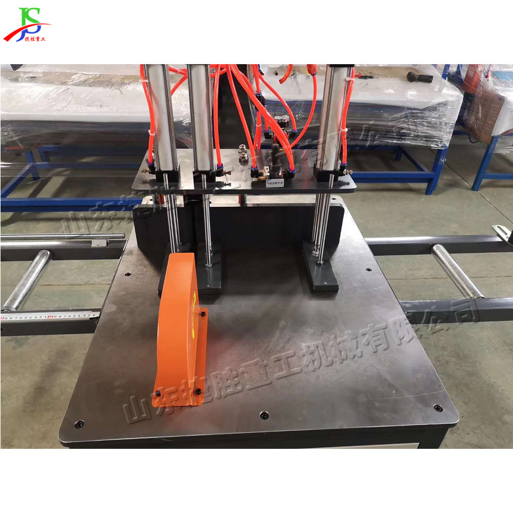 Máquina de corte de aluminio hidráulico neumático de escritorio máquina de corte de aluminio hidráulico de puerta y ventana de ángulo recto