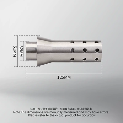 250SR race 600 321R, Motorcycle exhaust pipe