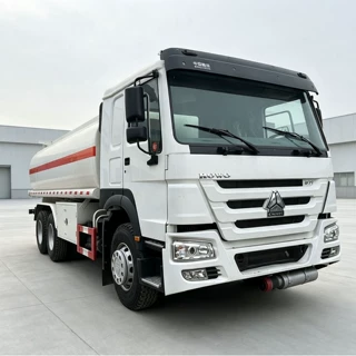 可加工重汽HOWO铝合金油罐车6*4移动加油车20方柴油汽油运输罐车