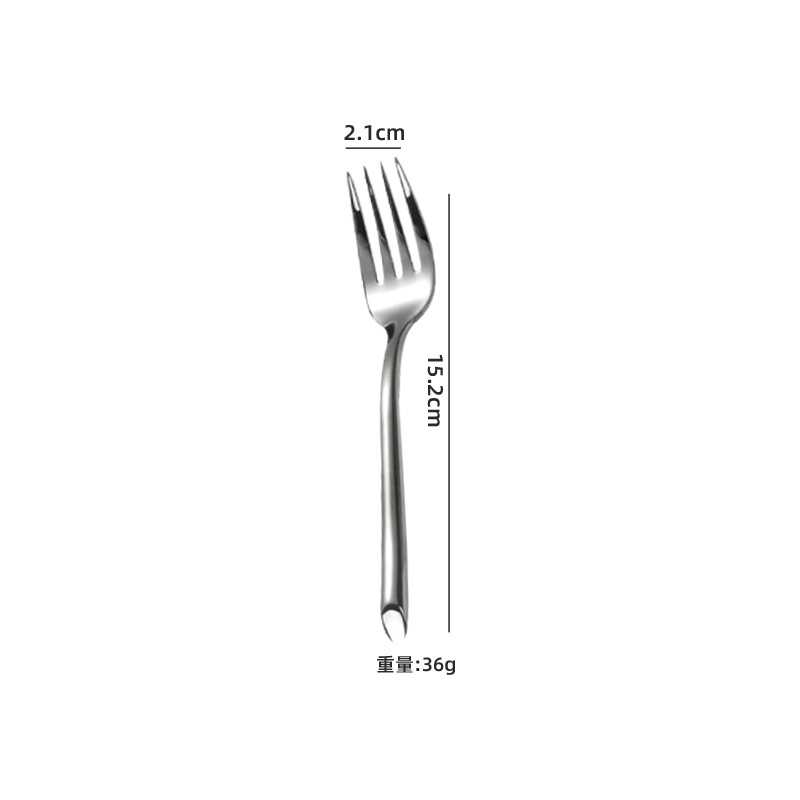 블랙 경사 테일 티 포크