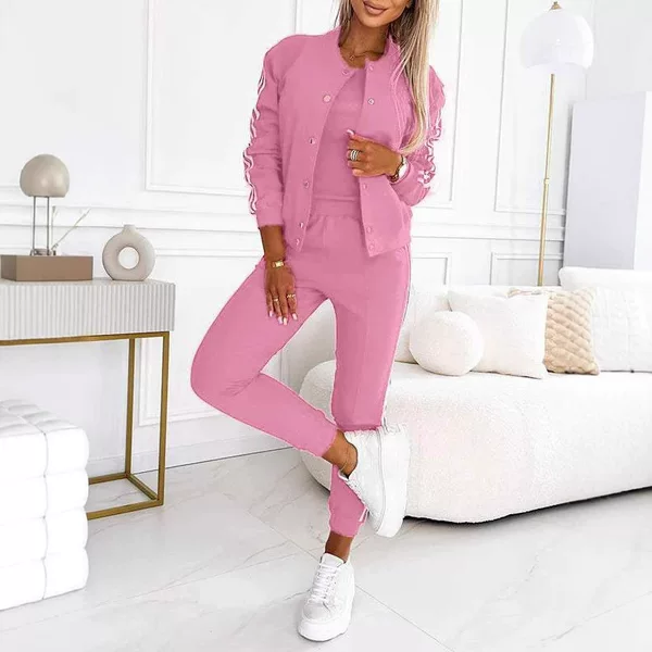 2026 Cross-Border New Product Slim-Fit Vest + Fashionable Casual Jacket Three-Piece Set