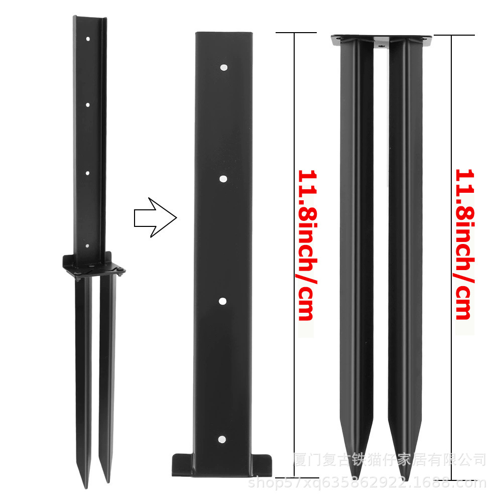 Kit de Anclaje de Reparación de Postes para Cercas y Jardín