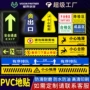 医院商场小心异形地贴