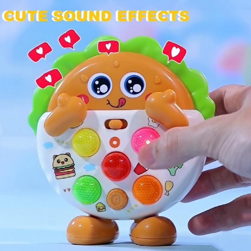 Handheld mini martillo de presión juguetes de educación infantil 0 - 3 años de edad niños y niñas juguetes de presión de dedos