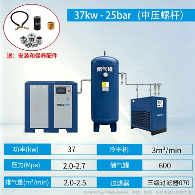 Hava kompressorları 20bar factory-fixed permanent magnet - complete-set-37kw-20-27kg-deposit