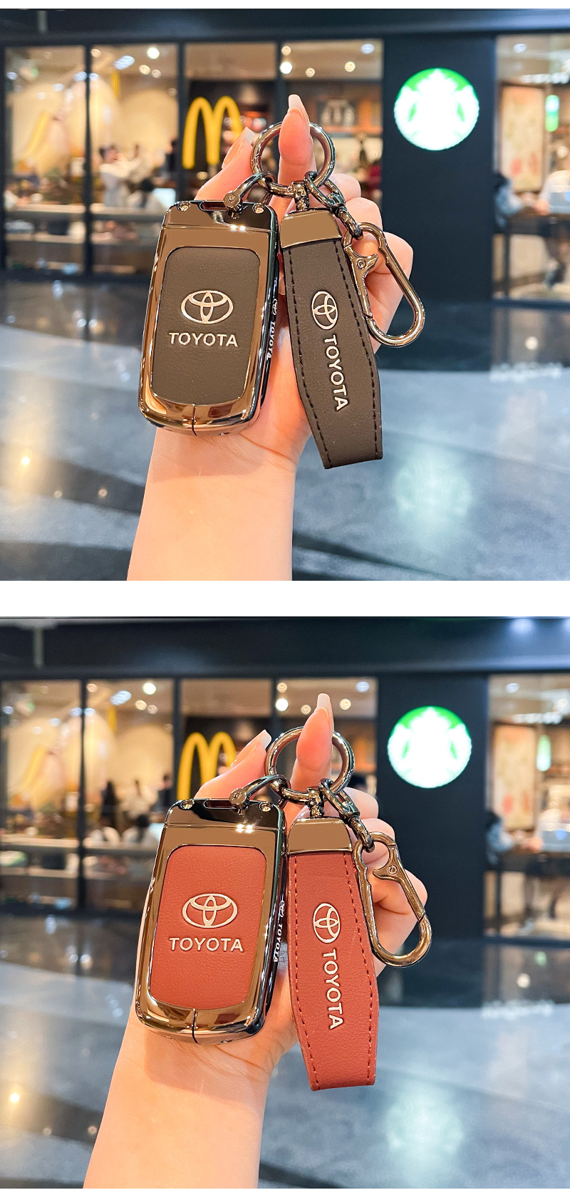Suitable for Toyota Old Camry Key Cover Highlander Prius Prius 86 Reiz Domineering Car Bag Buckle Shell