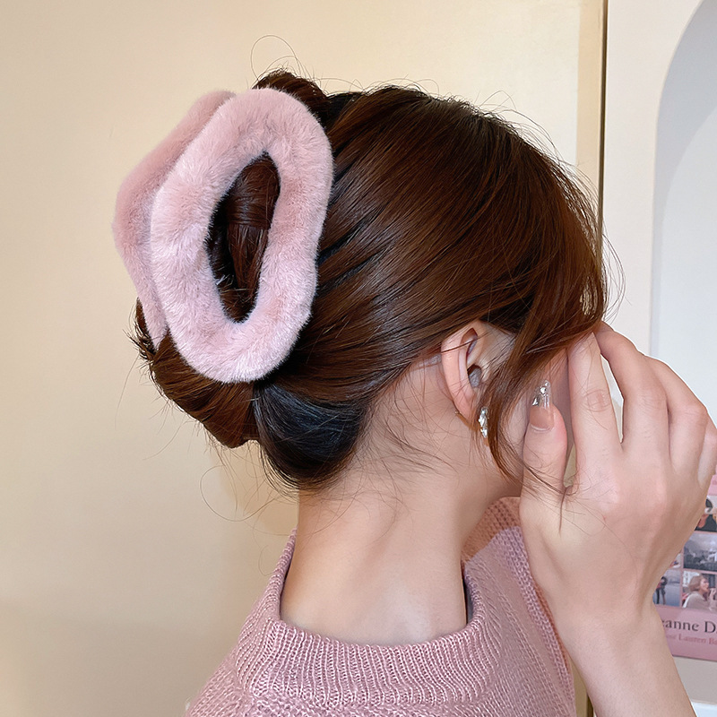 Peluche oversize, forcina per capelli Cloud, volume per capelli, dopamina, dolce ricciolo per capelli, accessorio per capelli con clip a forma di squalo_voghion.com