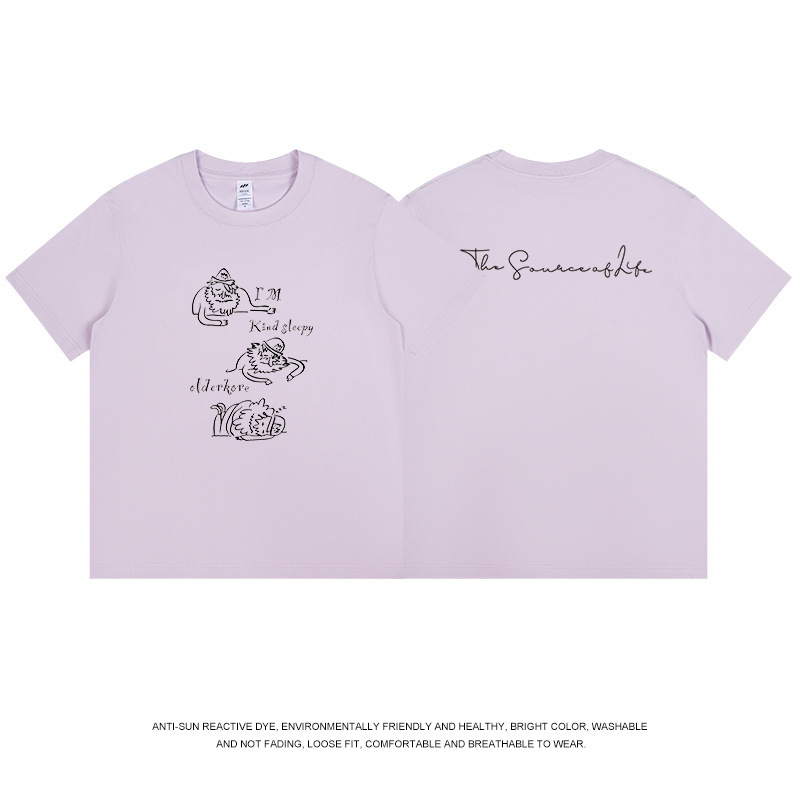 メンズファッションブランド カジュアル半袖 男女兼用 カップル向け シンプル 夏 プリントTシャツ 綿100% ホワイト 万能トップス インスタ映え|undefined