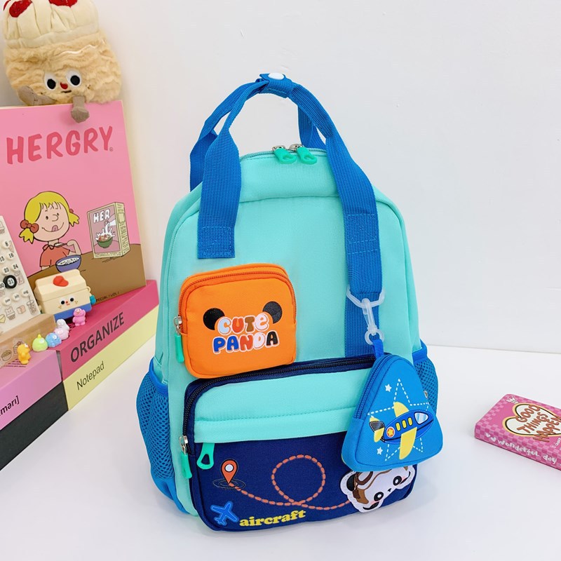 Nuevas mochilas de jardín de infantes para niños y niñas mochilas de moda caricatura lindas mochilas ligeras para niños comercio exterior transfronterizo