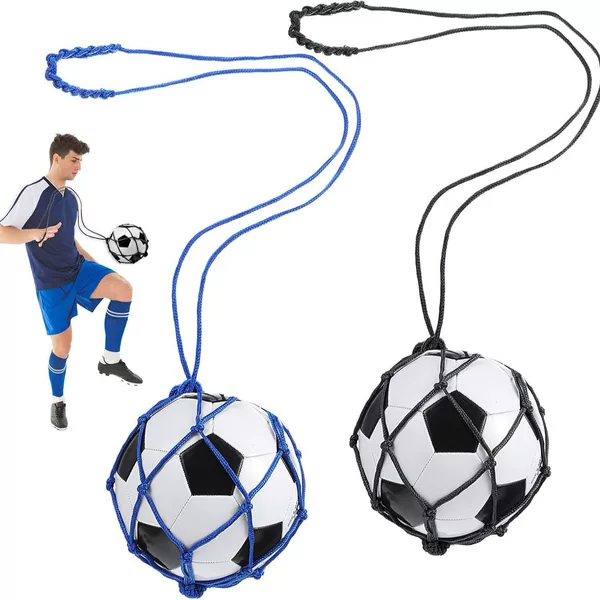 Football Ball Control Training Net Bag, Single Ball Soccer Net Bag, Portable Multifunctional Ball Net Bag