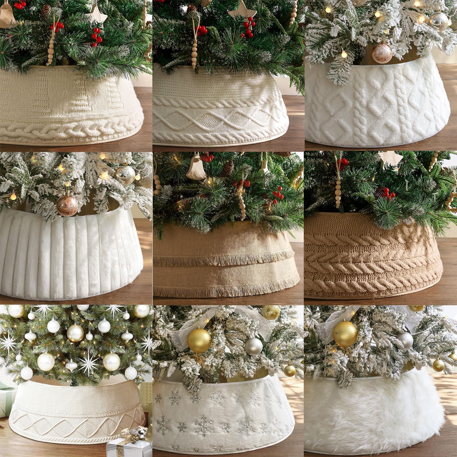 Customized cross-border new product knitted plush Christmas tree…