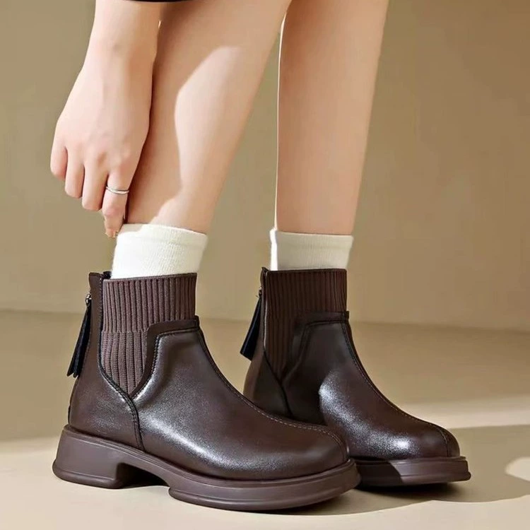 Мартенс, демисезонные челси в английском стиле платформа с молнией, low boots, британский стиль, 2025 год, западный стиль
