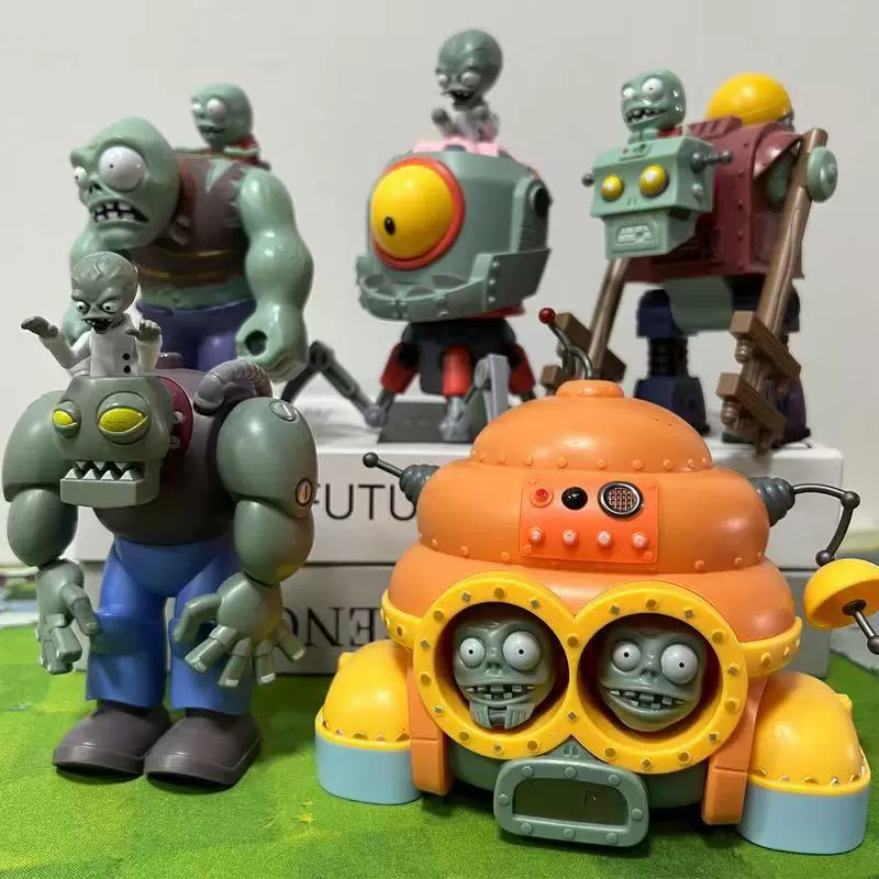 Plants vs. zombie одиночная крупная игрушка, регби Дифий Доктор Доктор Король, цель горошина