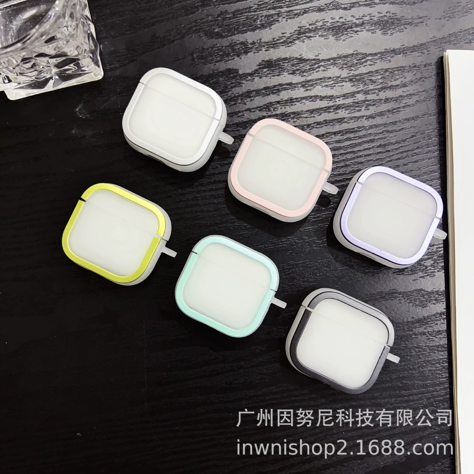 Два в одном Apple Airpods3, новый чехол для наушников 4-го поколения, чехол для наушников с рамкой macaron airpodspro2 поколения