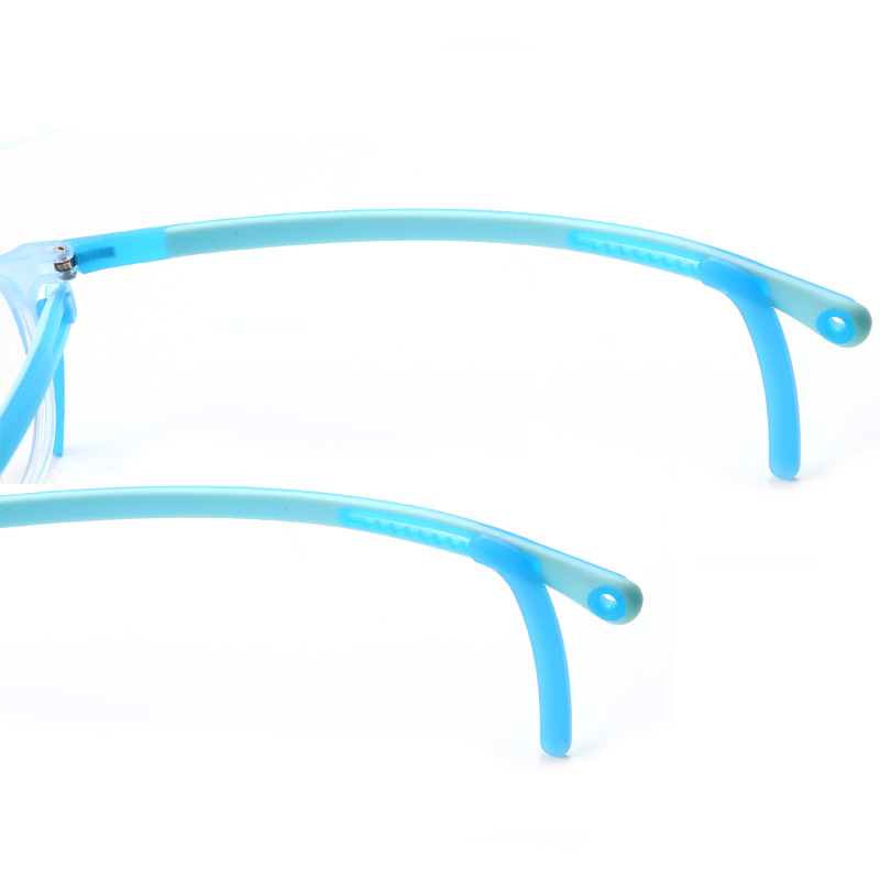 兒童眼鏡框配超輕舒適硅膠防滑耳鈎 廠家兒童近視眼鏡架批發Y8822