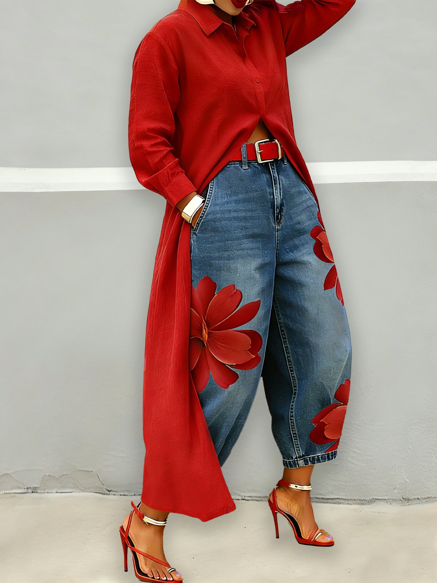 Women's Clothing Fashionable Elegant Casual Button Down Collar Solid Color Long Shirt Dress For Women For Formal & Casual For Women_ecoleips.com