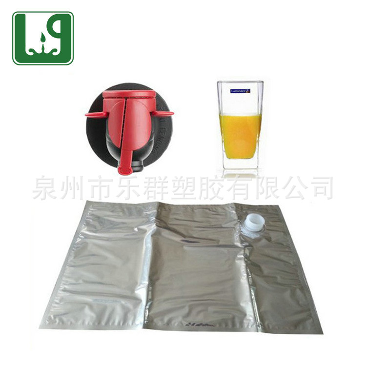 可用来装10L水果汁的盒中袋，铝箔盒中袋，透明盒中袋