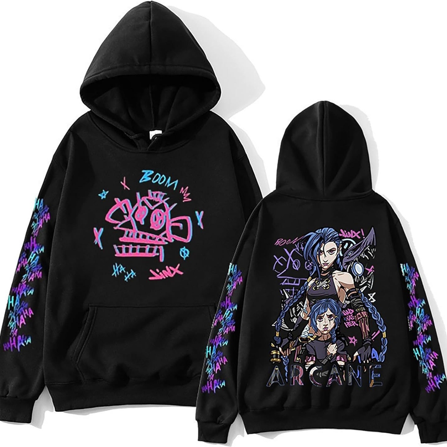 Sudadera transfronteriza AliExpress Arcane jinx Hoodie Novelty Graphic Long Sleeve