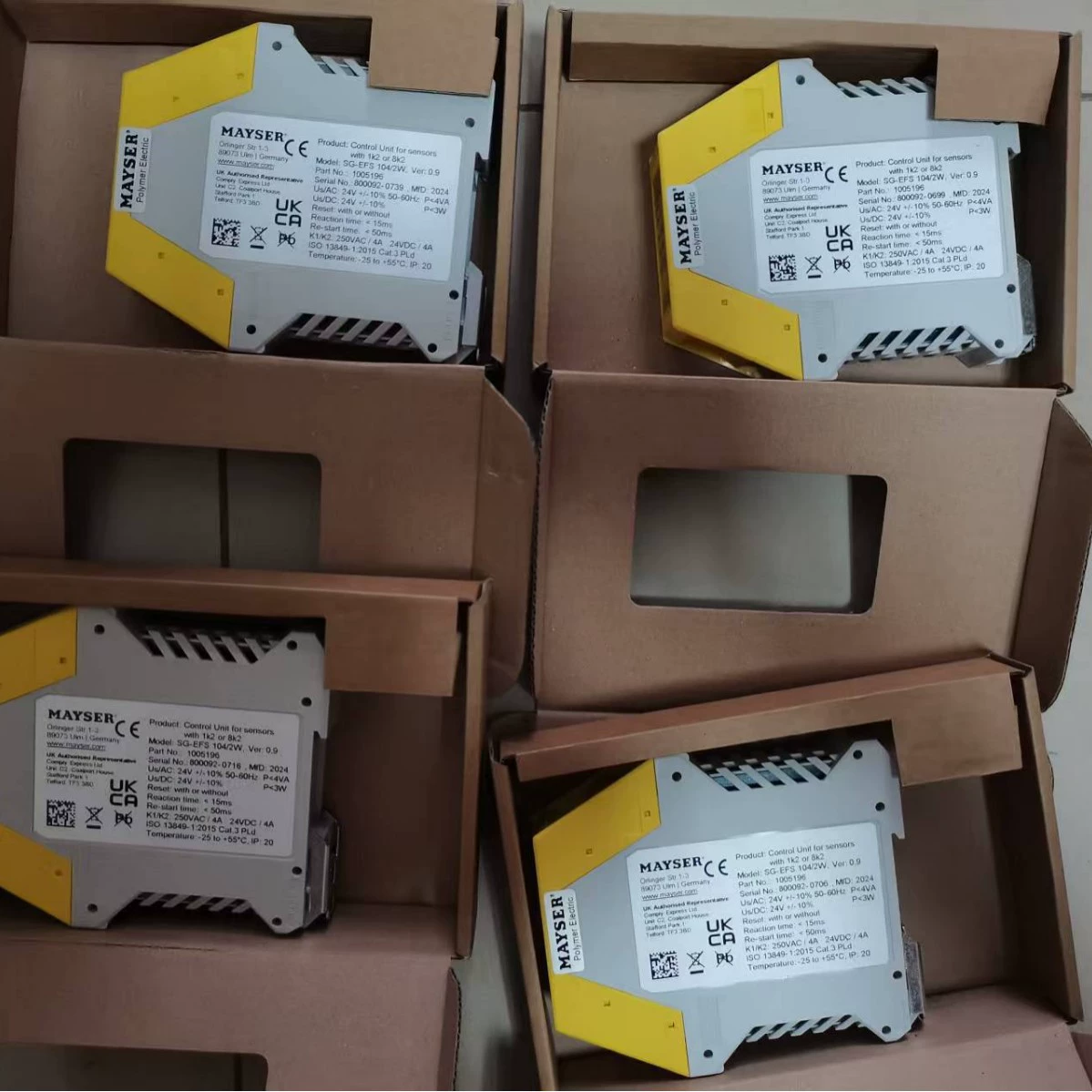 Преимущество поставки немецкого датчика кромки Mayser 1005196 SG-EFS 104/2W