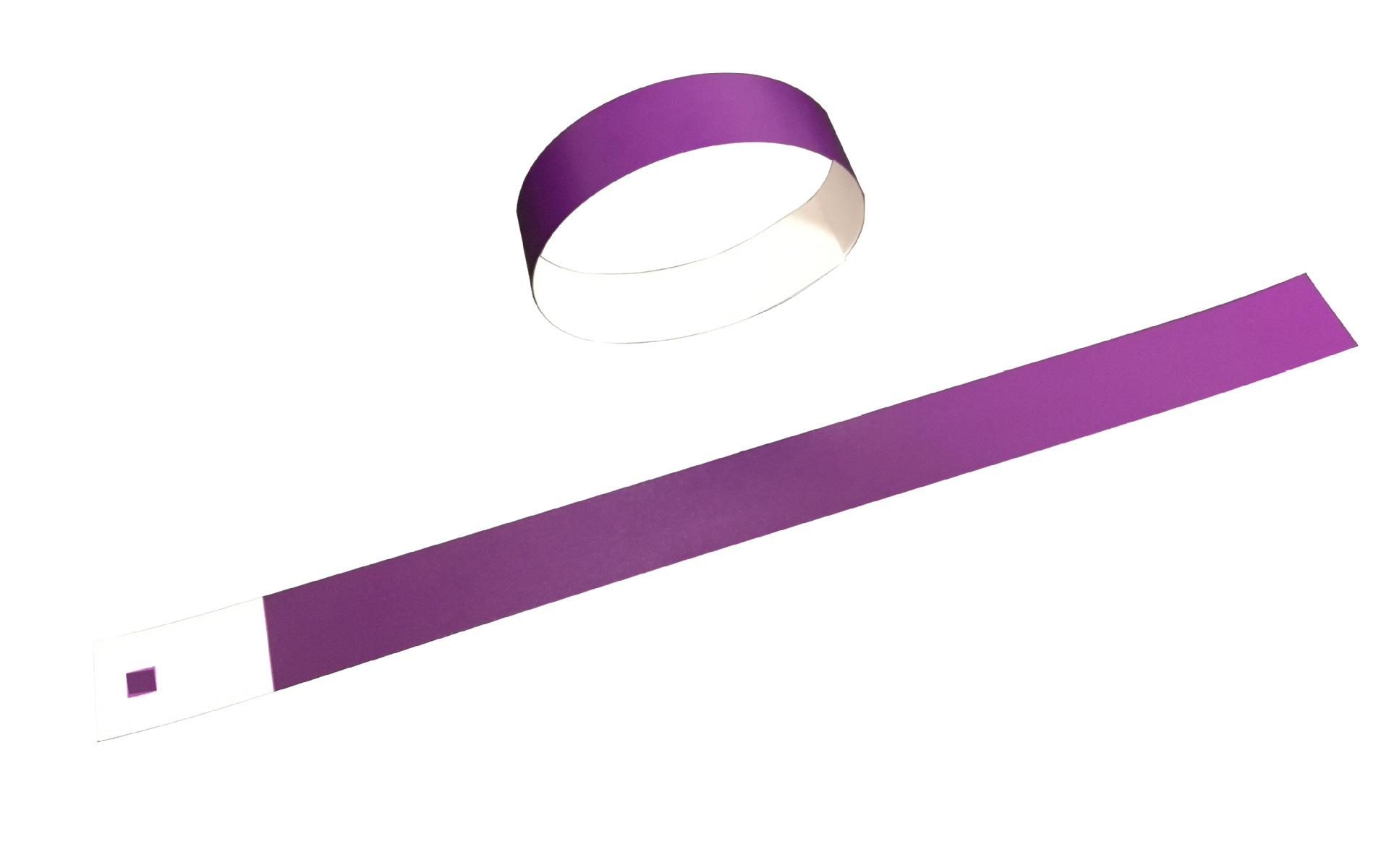 합성 종이 보라색 100 스트립