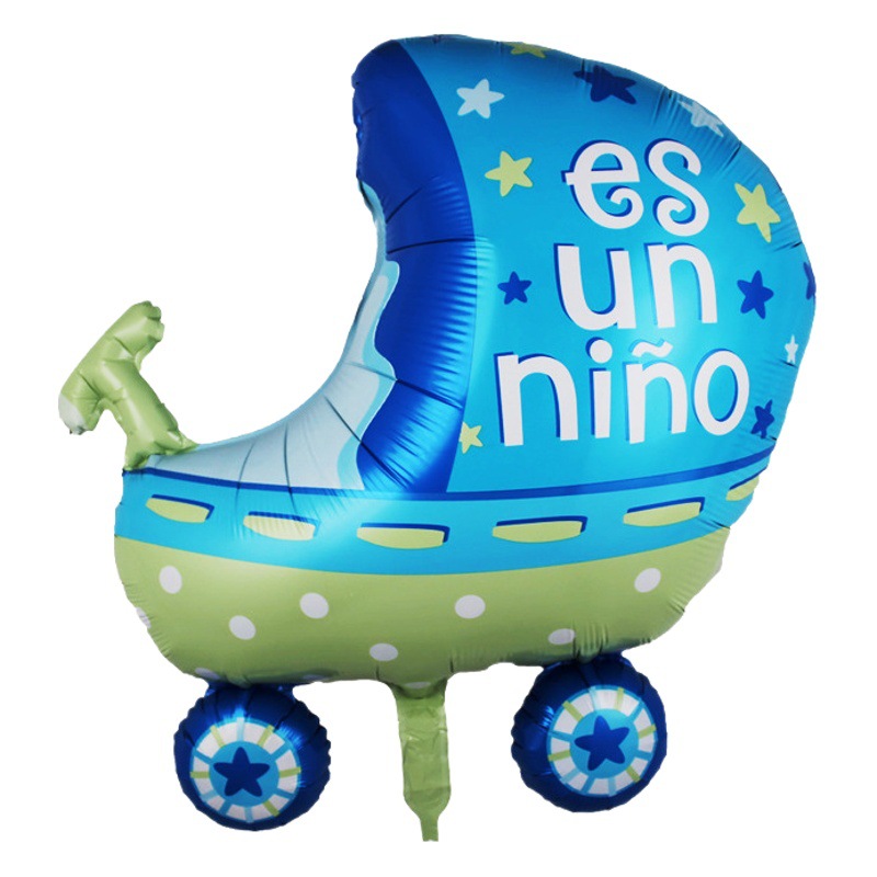 El género revela globo hombres y mujeres revelan baby shower Bienvenido Bebé pastel arreglo par niño o niña película de aluminio globo