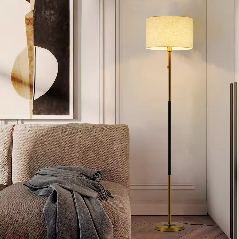 Floor Lamp for Living Room, High-Value Bedroom, Creative Hotel Room Lamp, Sofa Side Lamp, Decorative Atmosphere Lamp, Floor Table Lamp