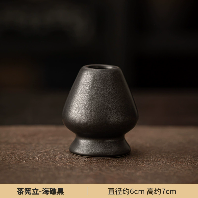 Набор чая матча (Creative Ceramics) японский стиль керамические чайные инструменты — венчик, ложка, сито нержавеющая сталь
