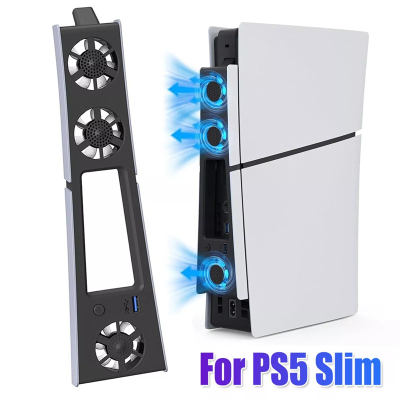 Ps5 Slim Console Cooling Fan, Universal Fan for Ps5 Slim Console, High-Power Cooling Fan