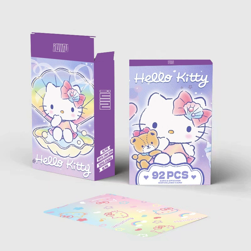 92 LOMO card kitty double -sided high -definition color printing card animation peripheral collection card sticker card