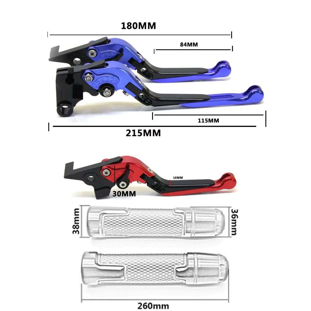 Motorcycle modified brake clutch horn lever handle cover CNC suitable for Kawasaki ER6N/ER-6N/ER6F