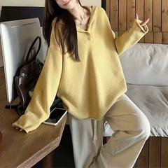 大码连帽针织衫毛衣女2025早秋冬新款胖mm韩版宽松显瘦卫衣打底衫