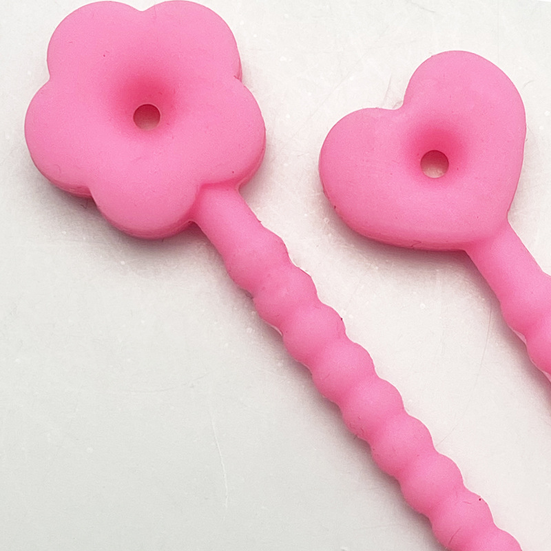 Fabricante de 210mm de plástico de silicona de alambre de corbata hebilla suelta corbata al por mayor hecha a mano diy corbata accesorios de la joyería