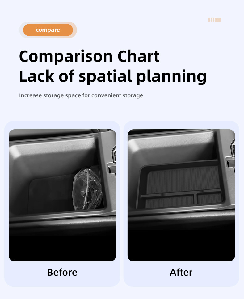 Suitable for 26 models of Nissan KICKS right-hand drive vehicles, center console armrest box storage box, car accessories and modification parts