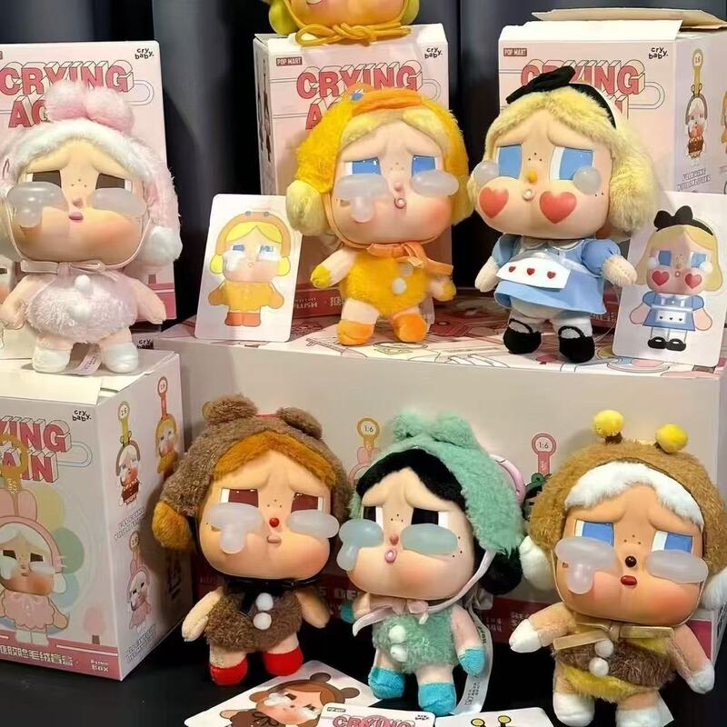 CRYBABY哭娃眼泪工厂系列搪胶脸毛绒手办挂件潮玩盲盒娃娃批发|undefined