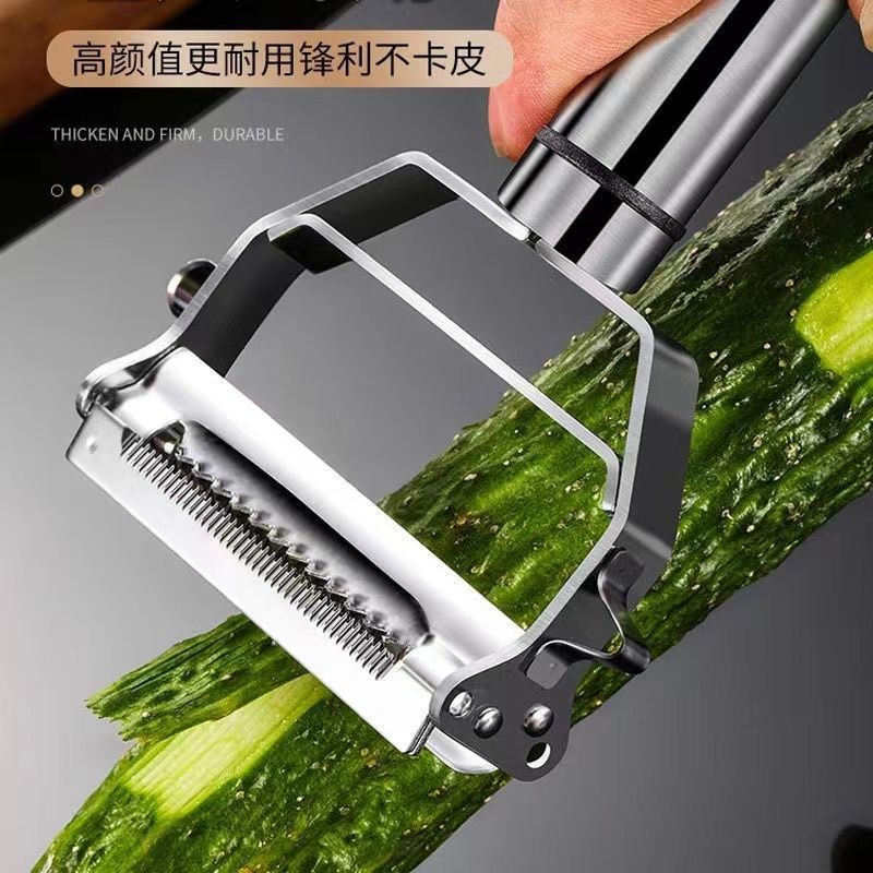 Q Extra thick stainless steel paring knife multi-functional peeling…