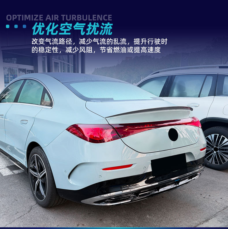 Suitable for Mercedes-Benz Cla-Class C174 C178 2026+ Amg Dedicated Rear Wing Spoiler Cross-Border Modification