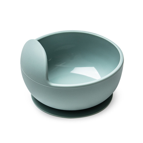 Baby Silicone Food Bowl and Spoon Set, Infant suction cup bowl, steaming, anti-fall eating training, children's snack bowl tableware