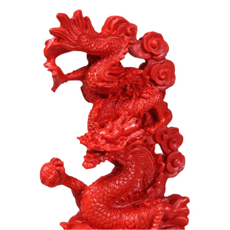 Киноварь Дракон и Феникс украшения Chengxiang дома Гостиная Кабинет стол украшения ремесла