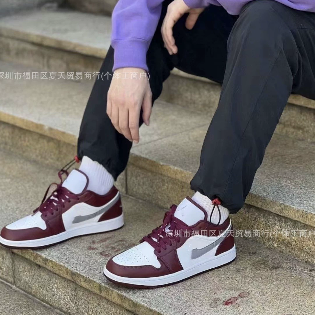 2025 new AJ1 low-top pure original sports shoes basketball shoes Putian factory direct sales Dropship one-piece shipping