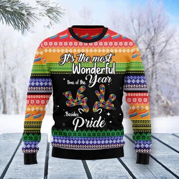 Hot Selling Cross-Border Trendy 3D Digital Printing Men's Sports Loose Long-Sleeved Right Shoulder Round Neck Sweatshirt Christmas Series