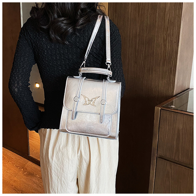 2023 Nuova borsa da donna di vendita calda Farfalla Hardware in metallo bianco Zaino a tracolla singola Borsa da donna Spicy Girl Millennium 2KY_voghion.com