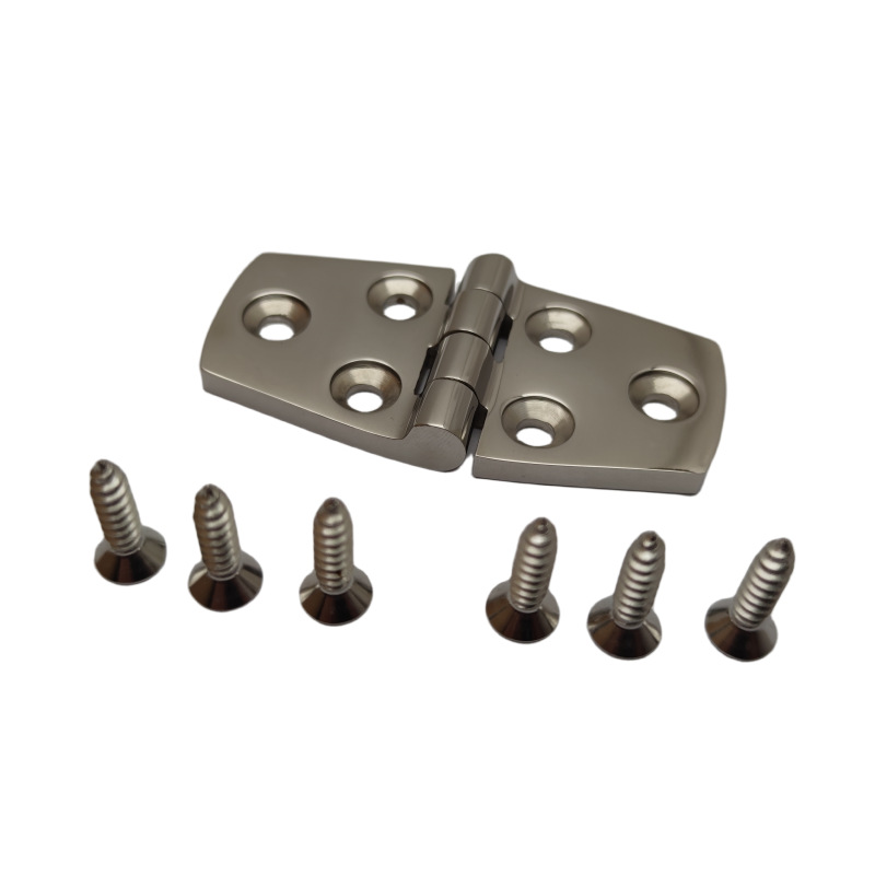 Bisagra de acero inoxidable 316 para puertas plegables, bisagra plegable simétrica de seis orificios de 38*76 mm para puertas plegables, accesorios de ferretería marina. image 11