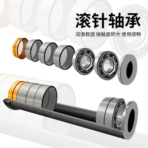 Household curved bar straight bar Austrian bar dumbbell commercial weightlifting gym training special circlip bearing copper sleeve barbell bar