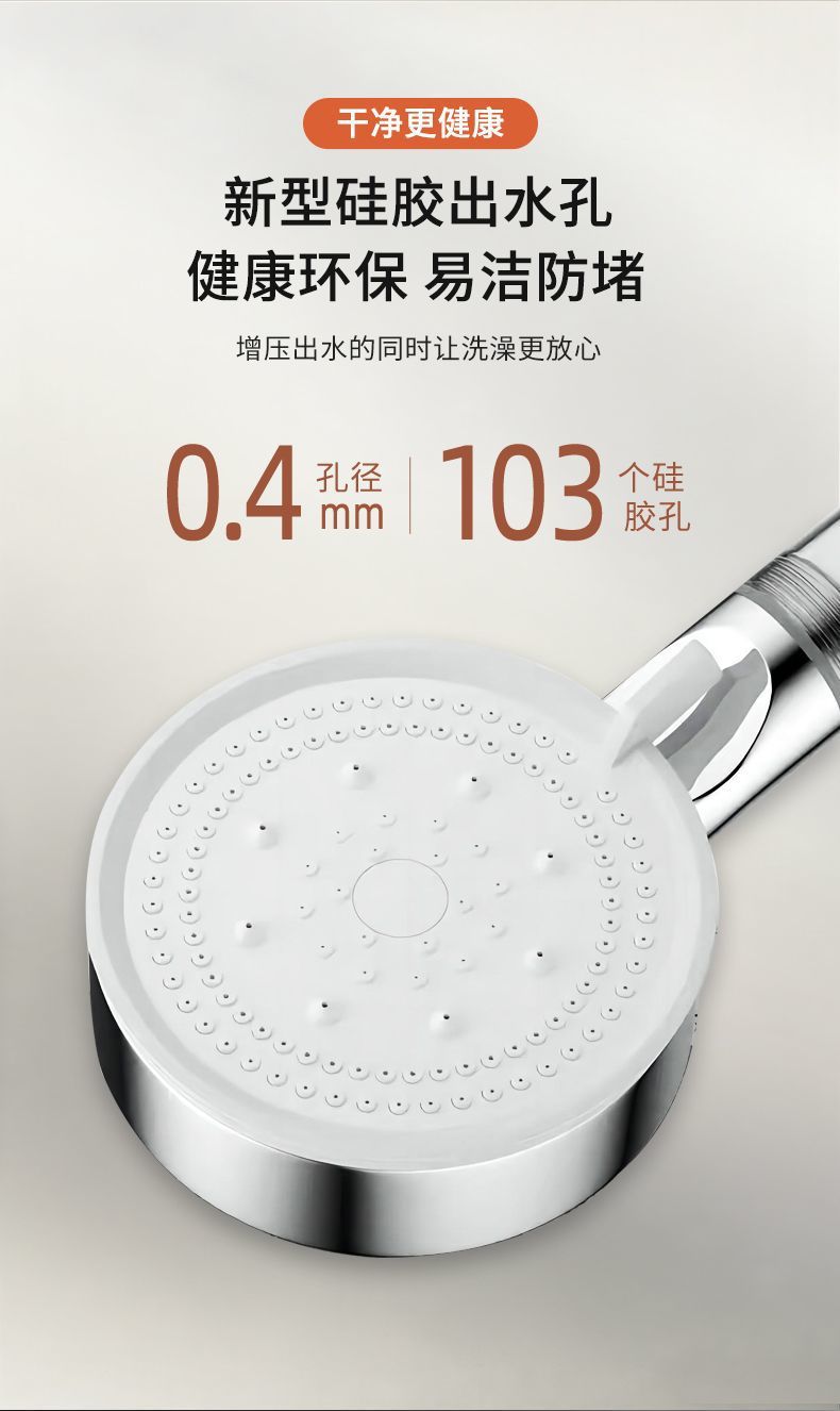 Pressurized filter showerhead, five-speed shower, hand spray, home bathroom, pressurized shower head set, AliExpress undefined