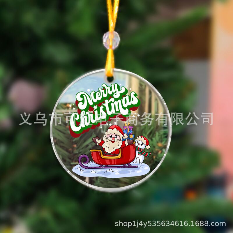 現物クロスボーダー透明アクリルクリスマスクリスマスツリー装飾家庭装飾装飾装飾装飾置物|undefined